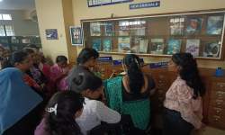 Library Visit for the New Students
