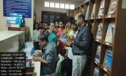 Library Visit for the New Students